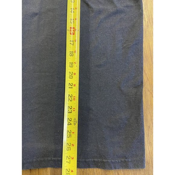 Vintage Bella 50/50 Black Tee Made in USA One Size - Picture 3 of 6